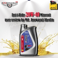 Eni i-Ride 20W-40 Mineral user review by Md. Anowarul Abedin